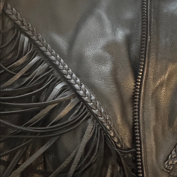 Harley Davidson Fringe Leather Jacket - Picture 2 of 6